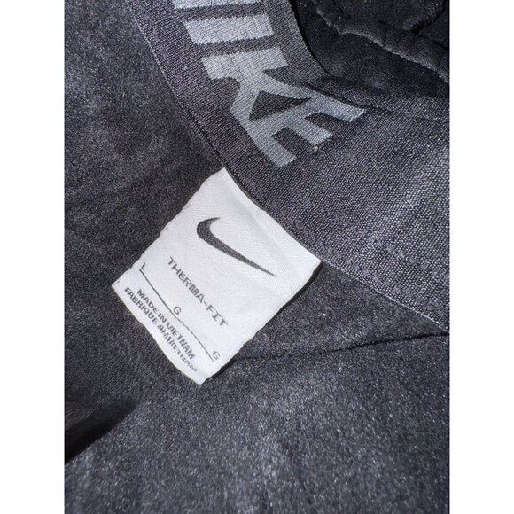 Nike Therma-Fit Jogger Pants Women’s Size Large Black Polyester Fleece Lined - Picture 9 of 10